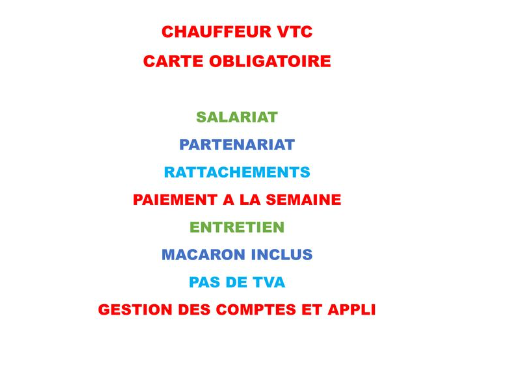 Emploi chauffeur vtc (H/F)